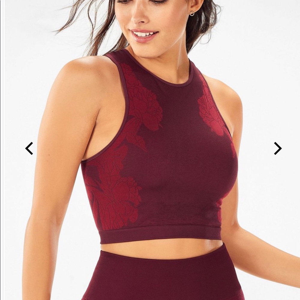 Fabletics floral top & leggings set